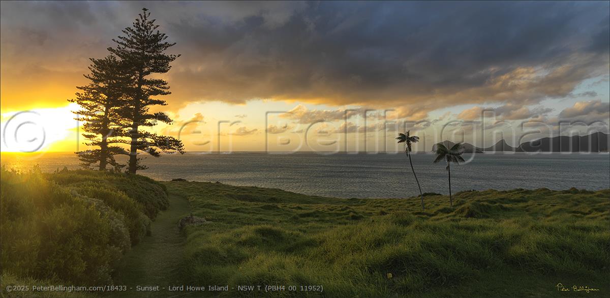 Peter Bellingham Photography Sunset - Lord Howe Island - NSW T (PBH4 00 11952)
